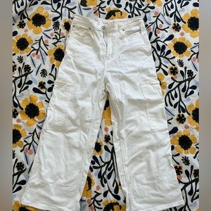 Levi’s high waist wide leg crop pant